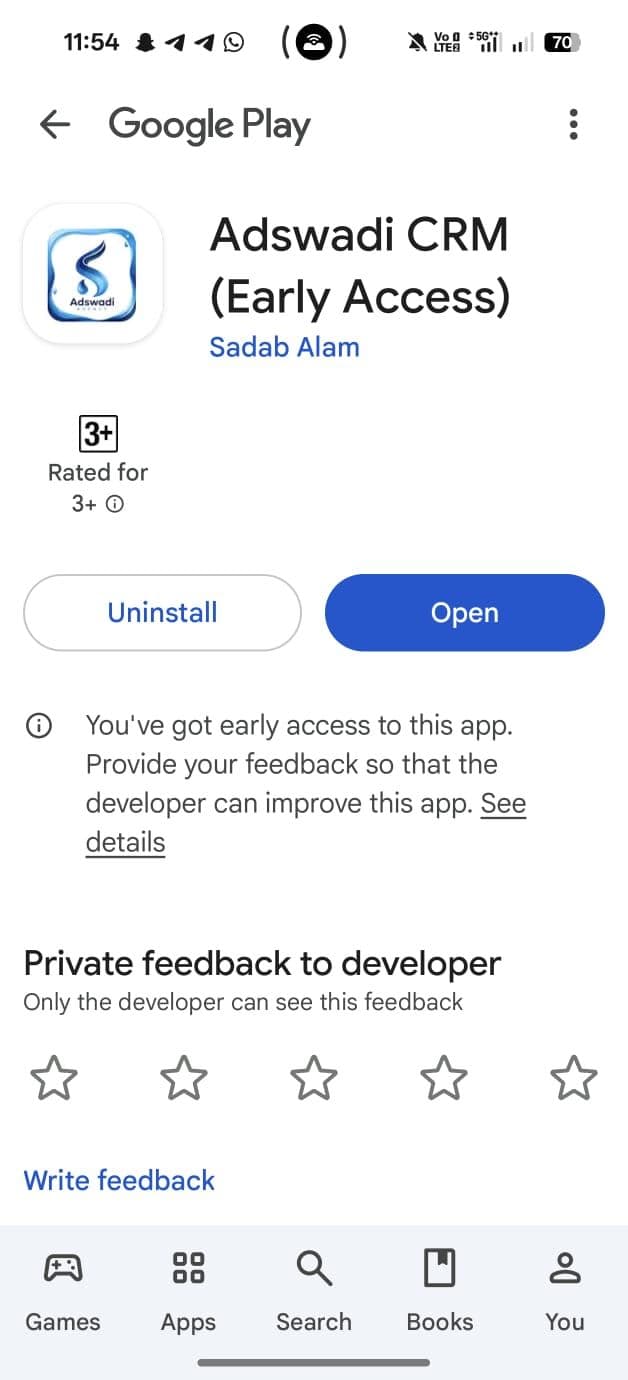 Adswadi CRM app on Google Play